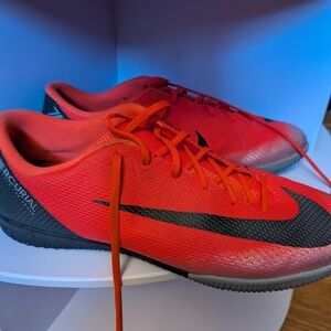 Nike Mercurial Red and Black Athletic Shoes